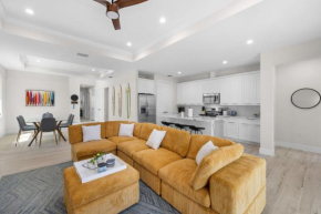 Colorful retreat near beach and pickleball courts